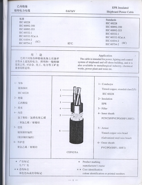 乙丙绝缘结构图